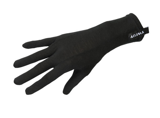 LightWool 140 liner gloves Jet Black 2XL/11