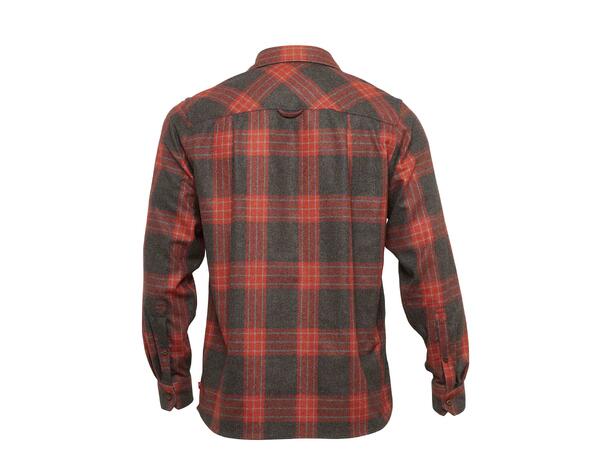 ReBorn woolshirt M's Check - Grey / Red L