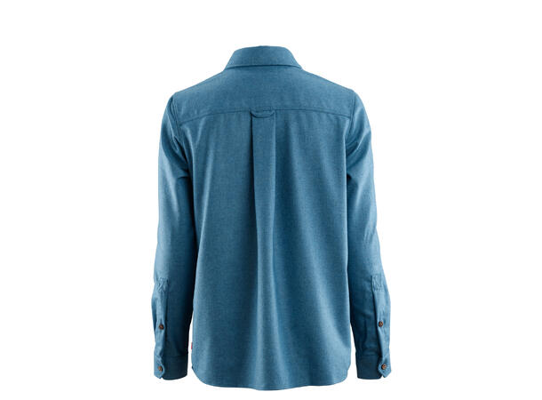 Reborn woolshirt W's Blue Melange XL