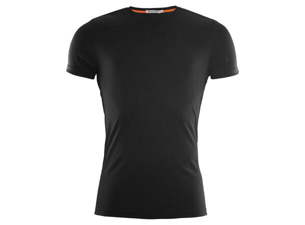 LightWool 140 t-shirt v-neck M's Jet Black XS