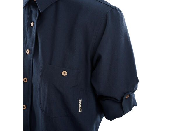 LeisureWool woven woolshirt W's Navy Blazer XL