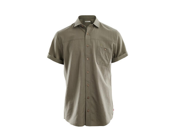 LeisureWool short sleeve shirt M's Ranger Green L